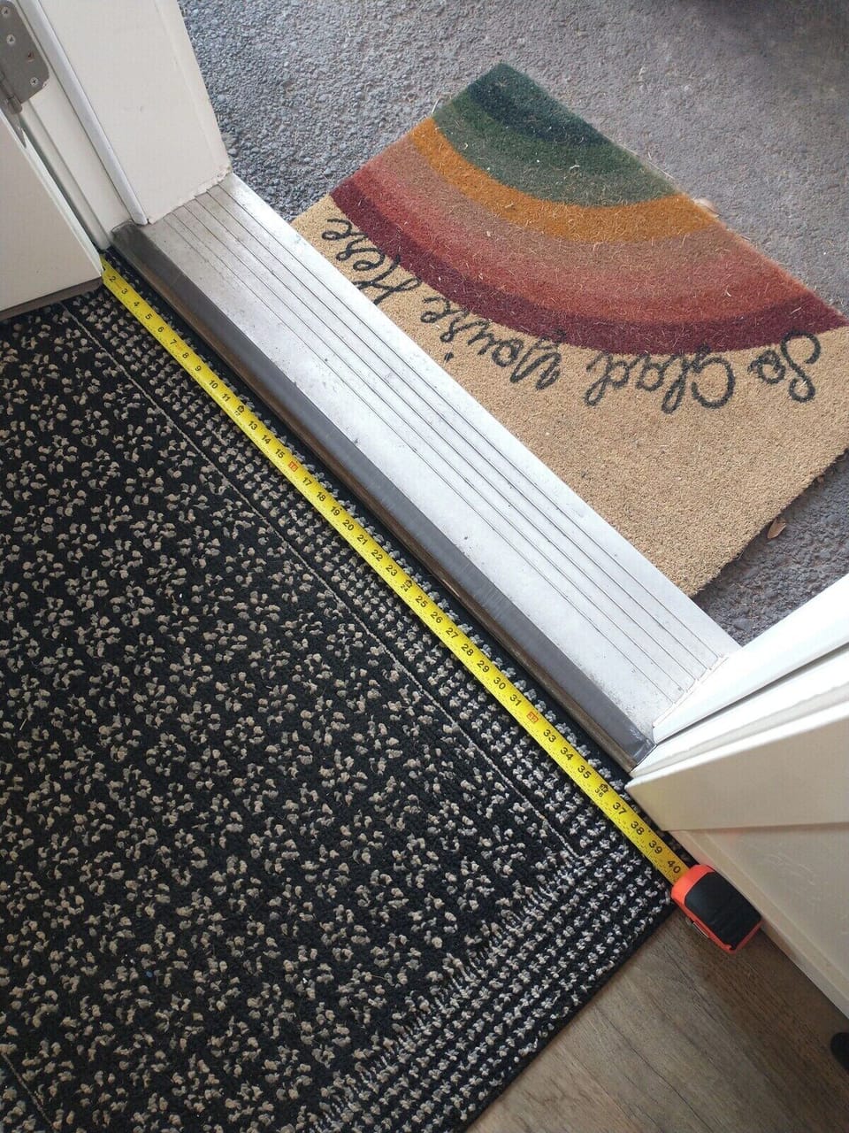 Main entrance is wider than 32 inches