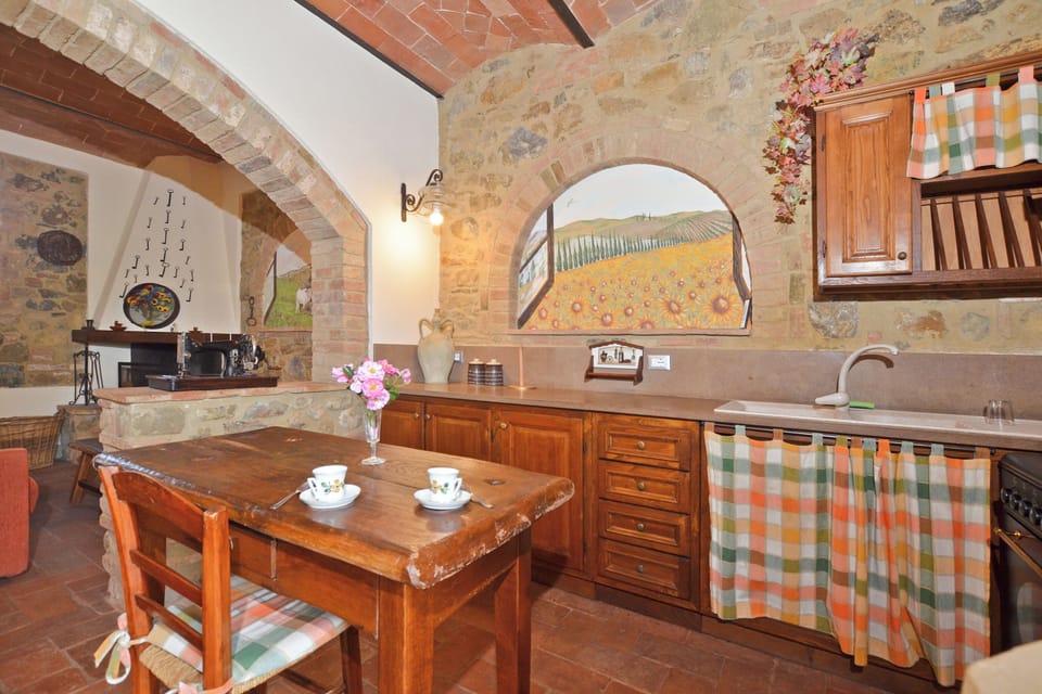 Kitchen and dining area