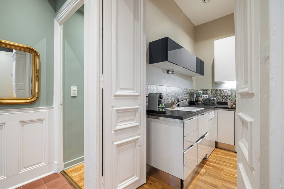 Kitchen with all modern appliances