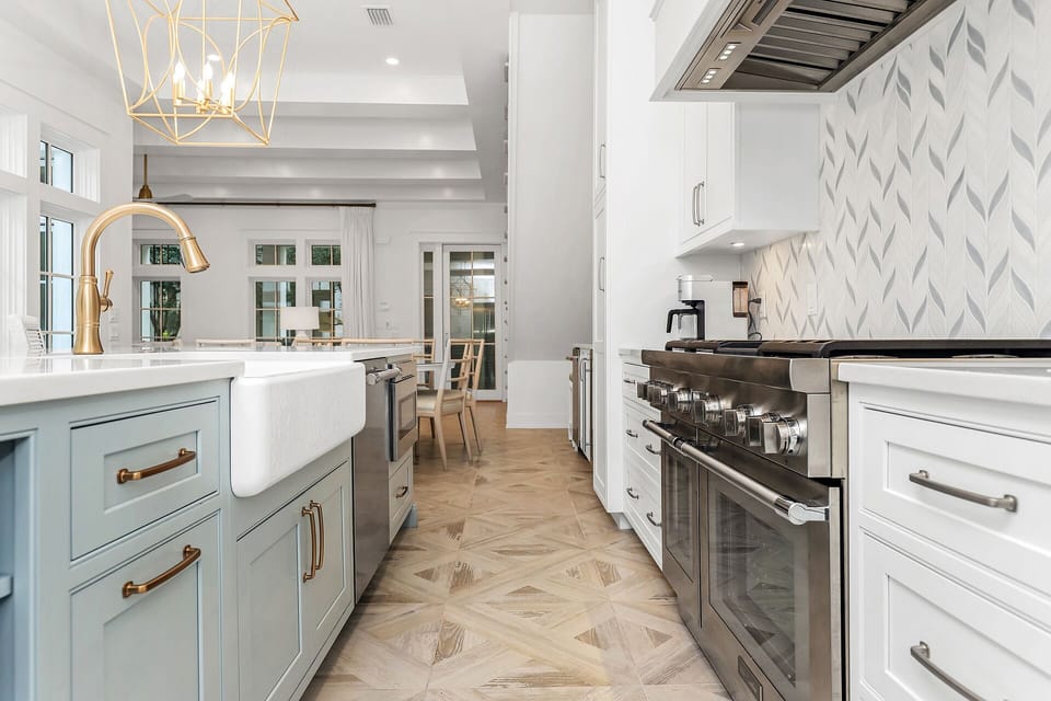 Harp's Haven Main and Carriage House - Rosemary Beach - First Floor - Kitchen Area