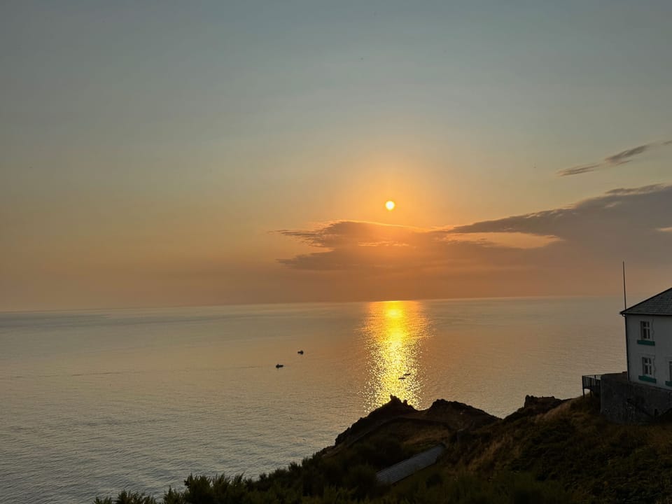 Cornish sunset views