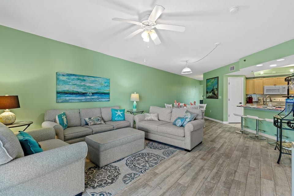 Spacious and open