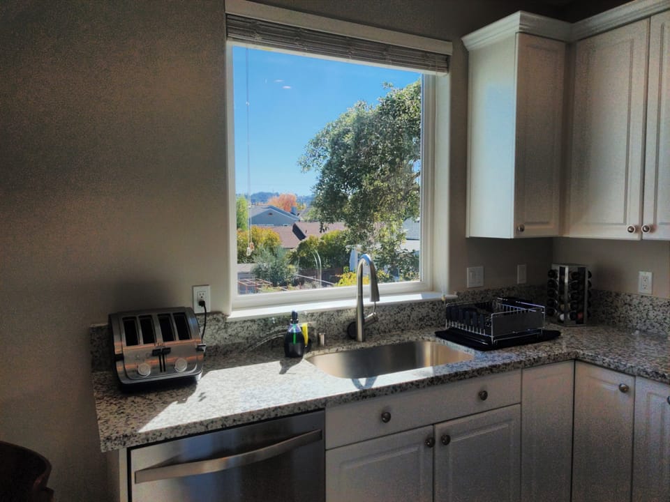 Relaxing view from Kitchen