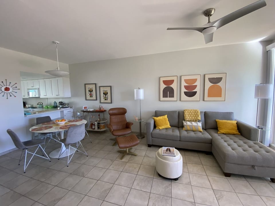 Living and Dining areas
