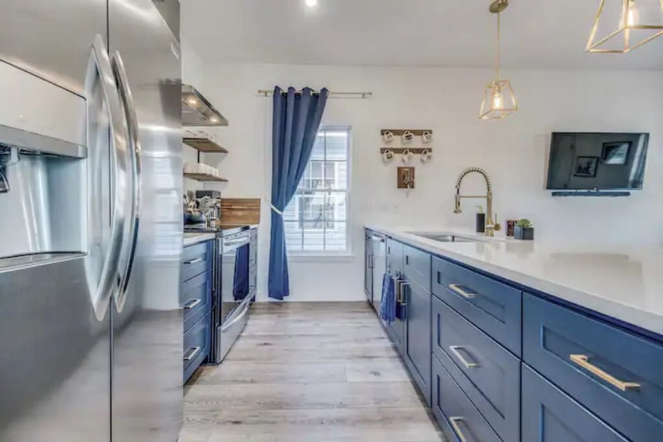 Enjoy a family dinner with a fully-stocked kitchen