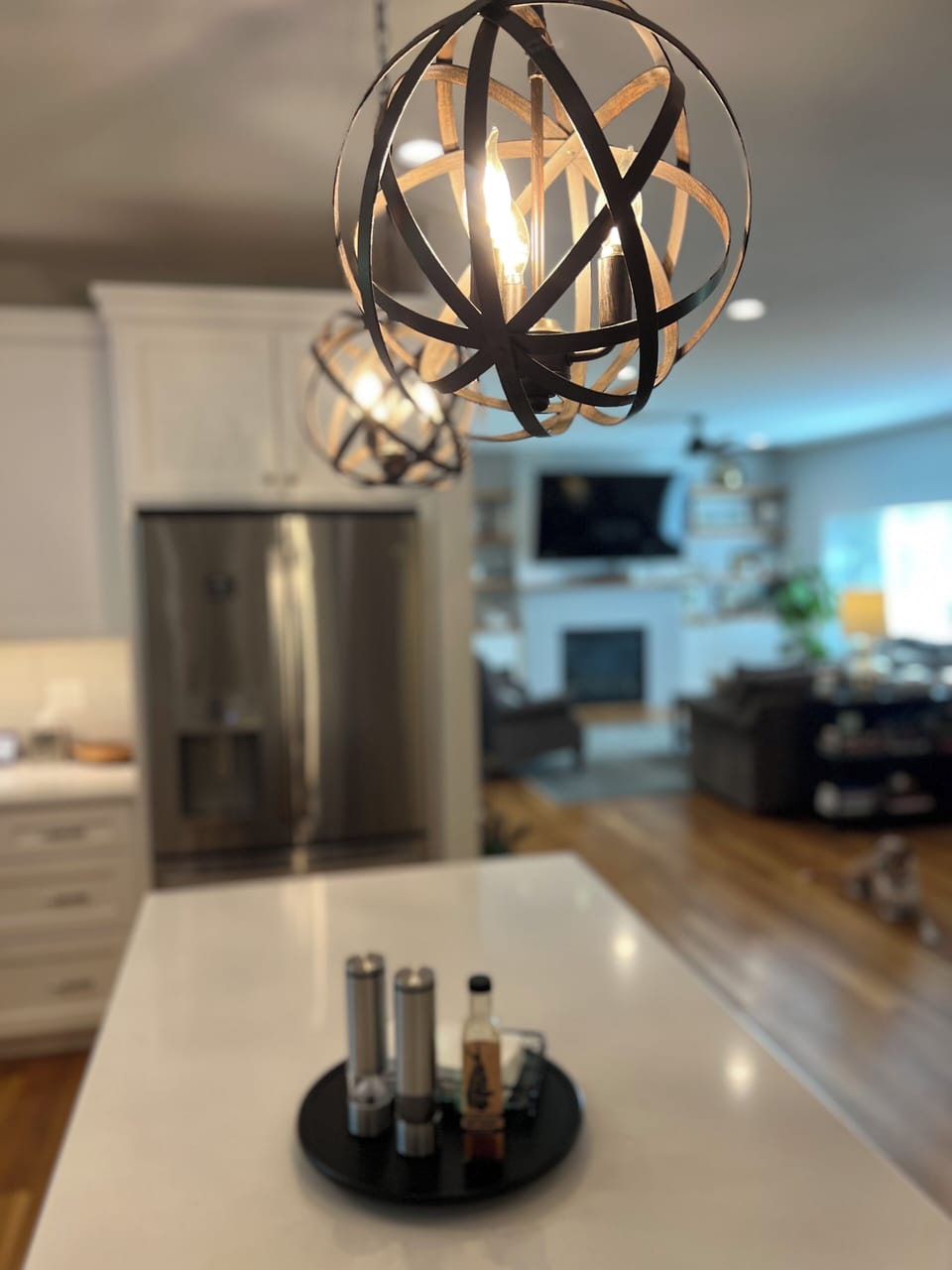 Beautiful lighting and attention to detail through out the home. 