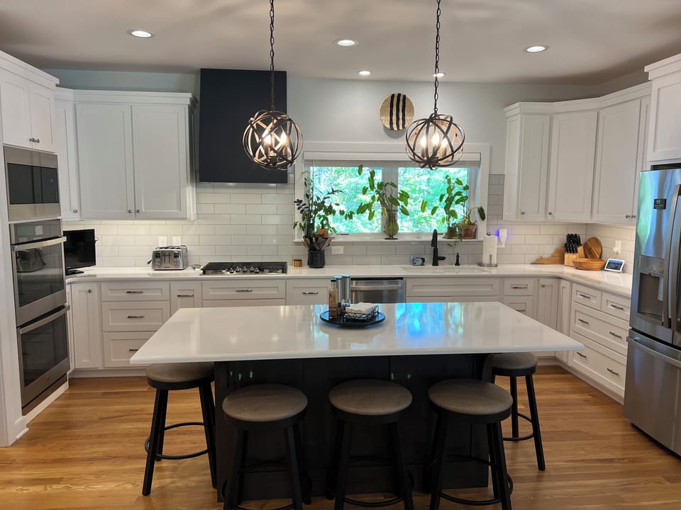 Beautiful open concept kitchen.