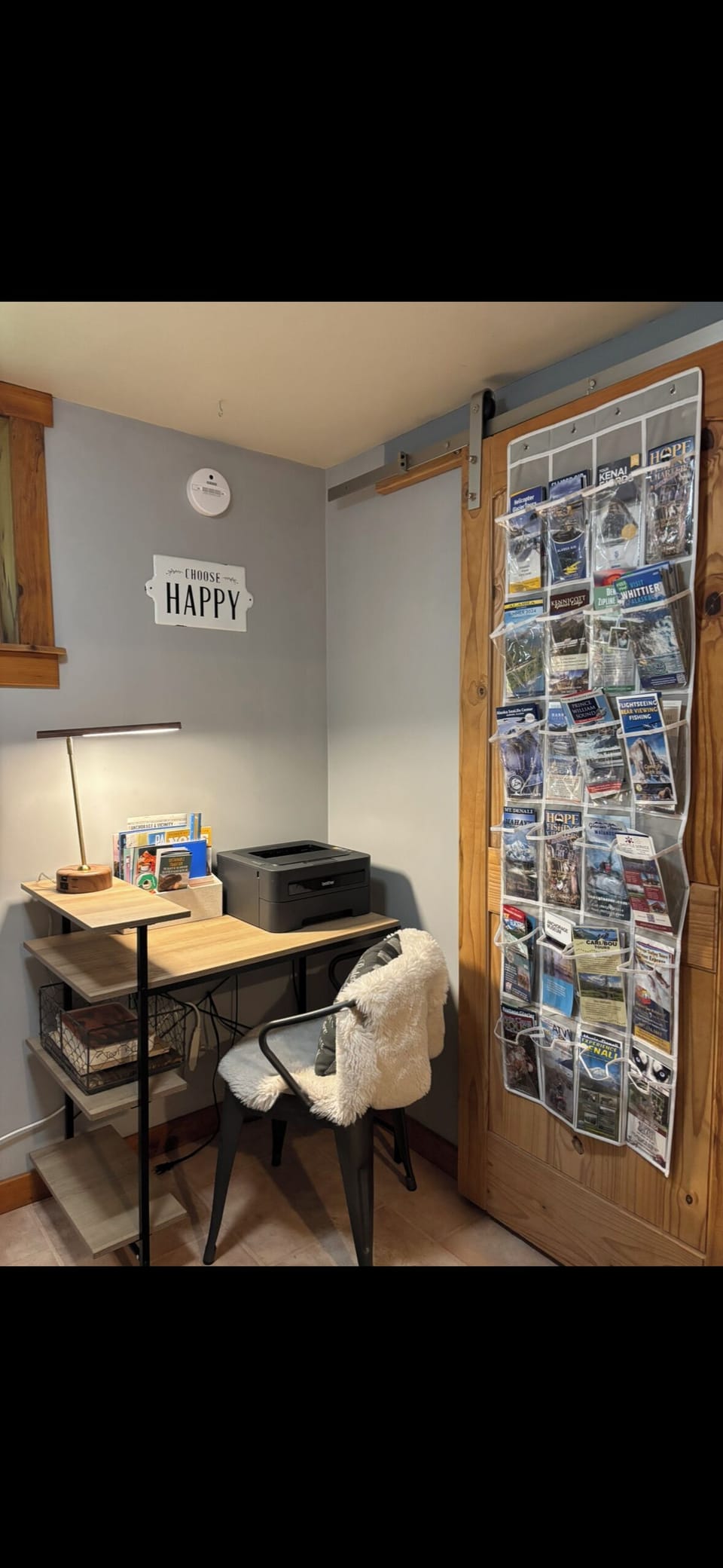 Office, many local brochures