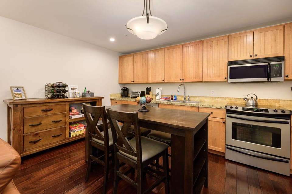 Fully stocked kitchen for your family meals