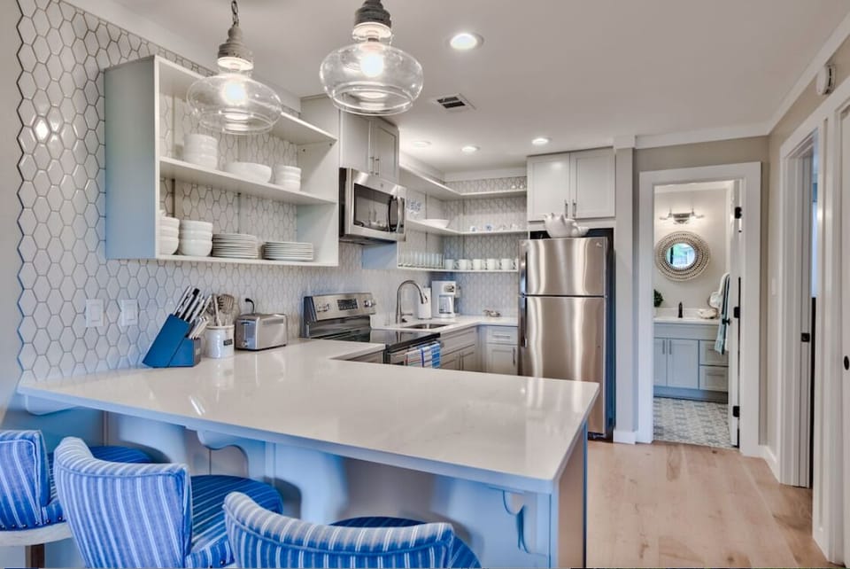 Newly UPDATED kitchen with stainless appliances.
