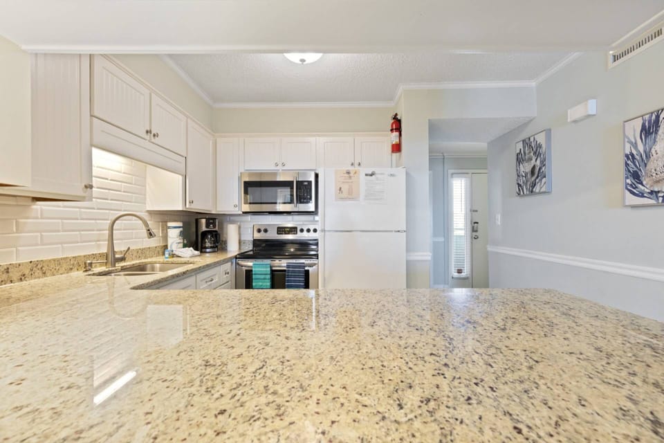 View from Breakfast Bar into Kitchen