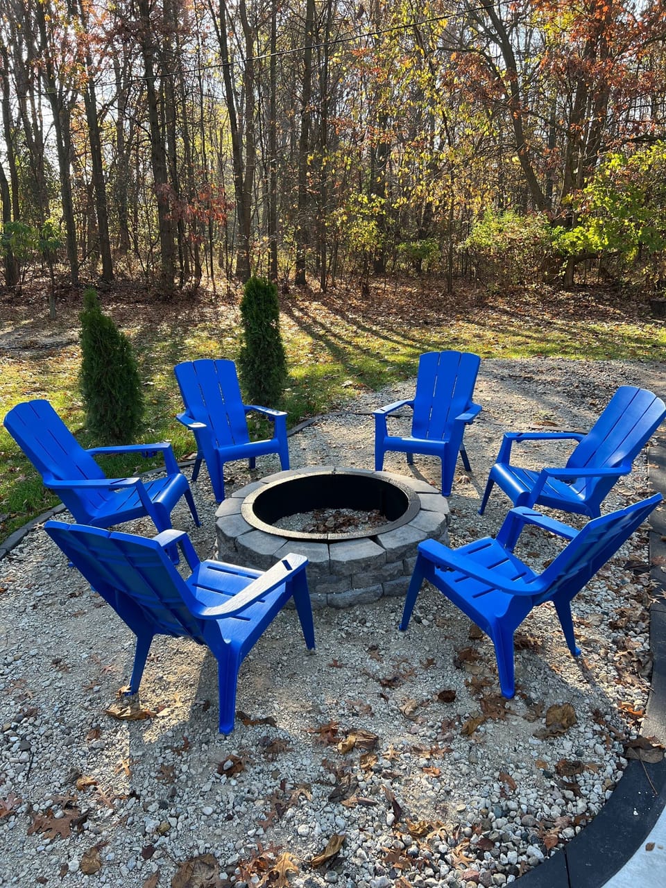 Snuggle up to a late night fire! 