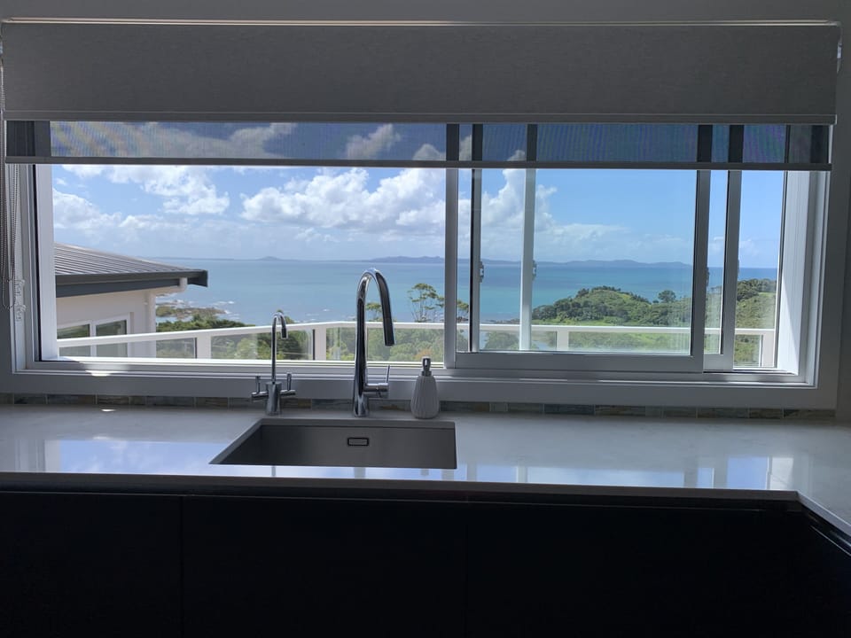 Stunning views from the kitchen 