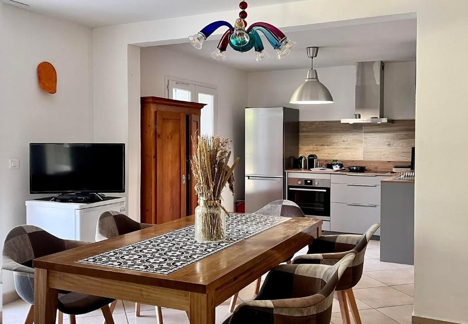 living room with kitchenette