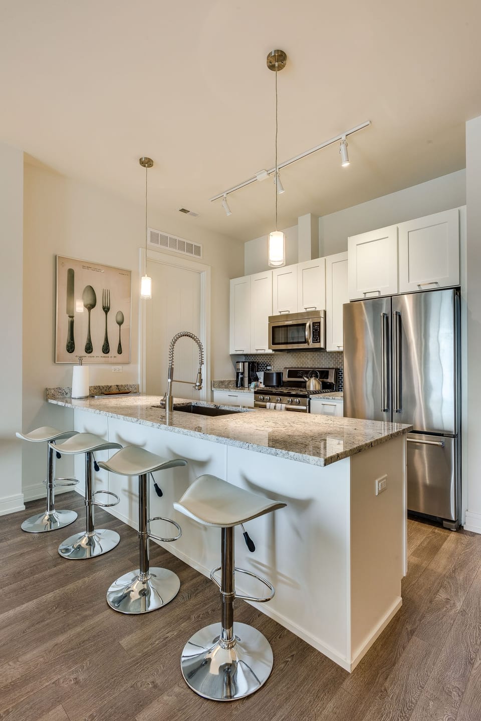 Room, Indoors, Kitchen, Kitchen Island, Home Decor