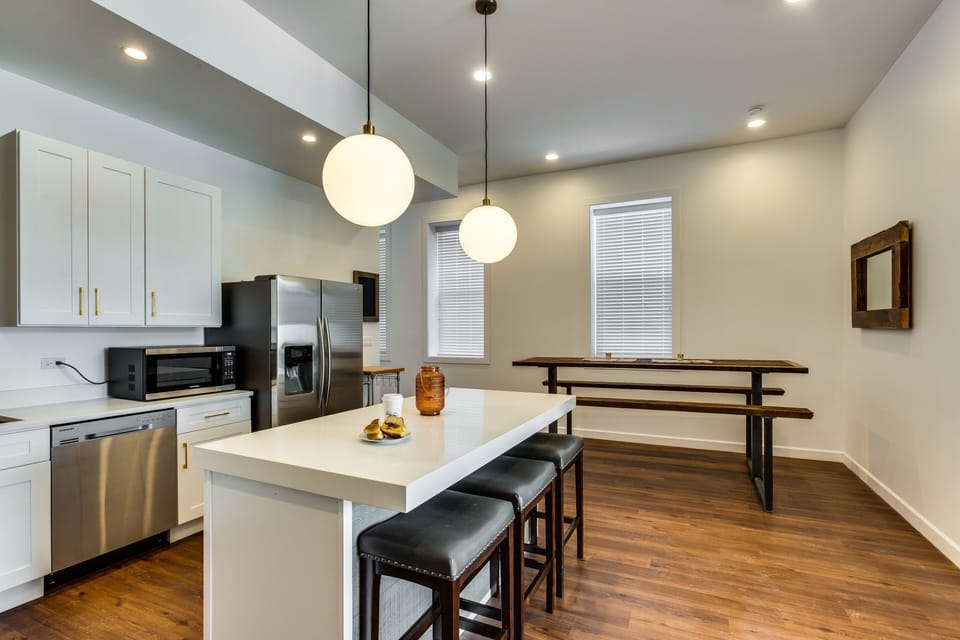 I had the kitchen renovated pretty recently, so the appliances are new - and so fun to cook on