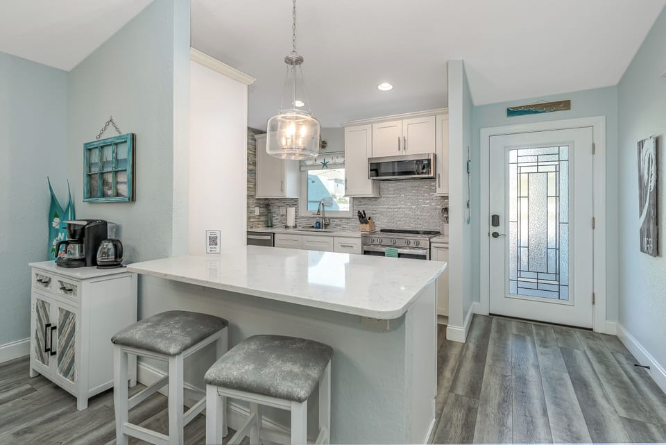 Stainless Steel Kitchen and Bar Seating