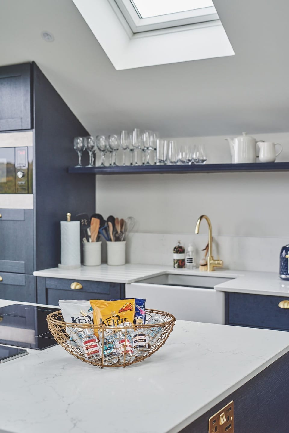 The kitchen at Ty Alice, Gower