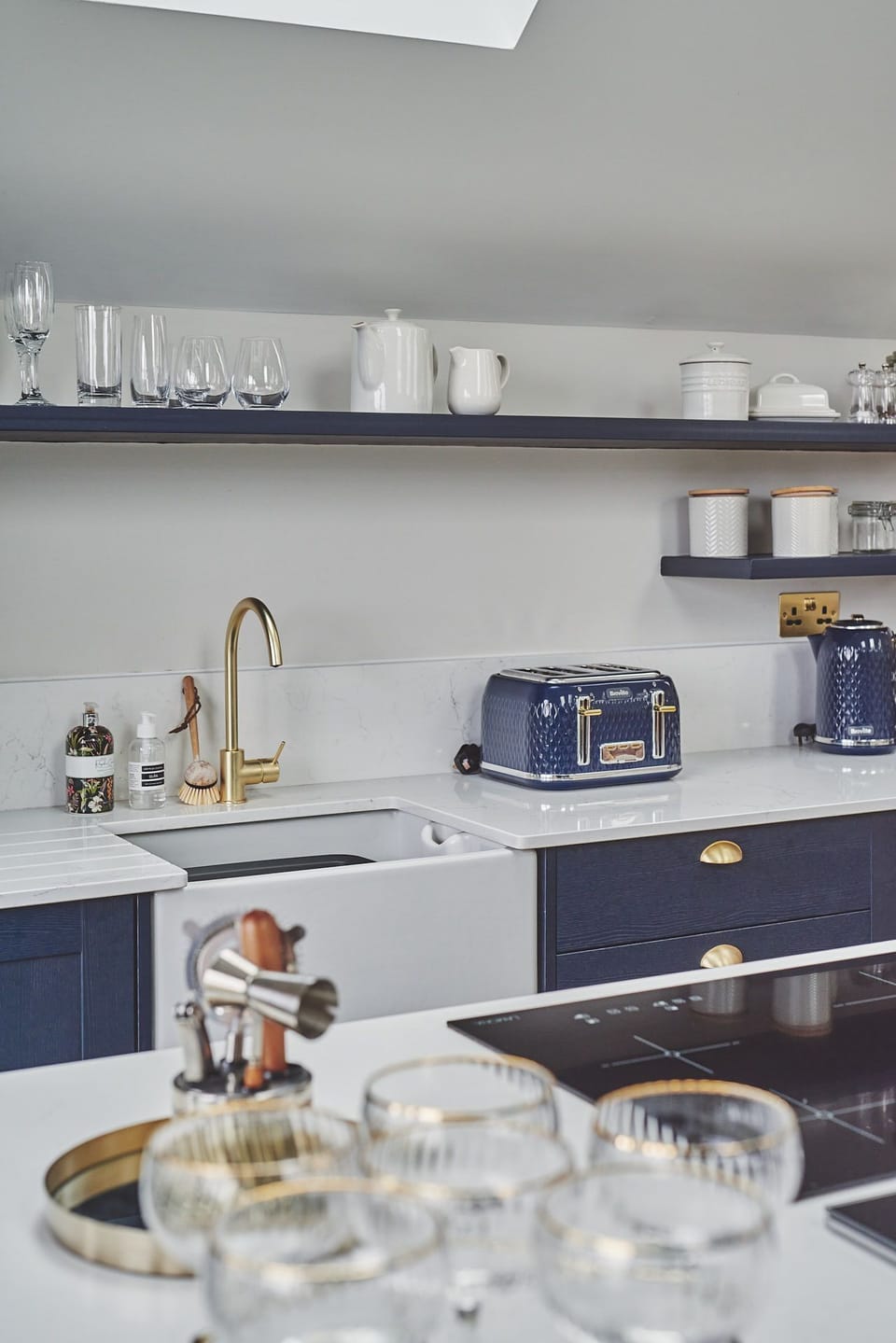 The kitchen at Ty Alice, Gower