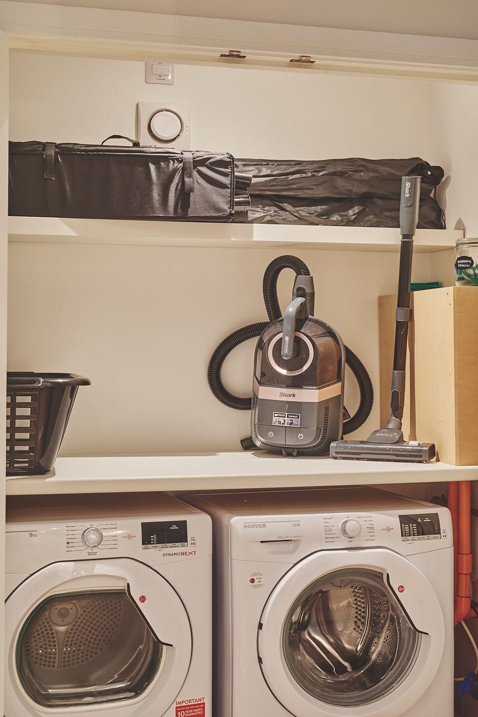 The utility room at Ty Alice, Gower