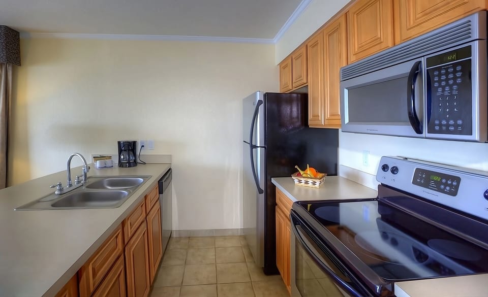 Kitchen. Interior and views may vary based on location and availability.
