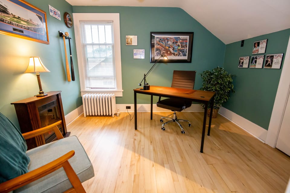 Upstairs Office, Desk and Chair 