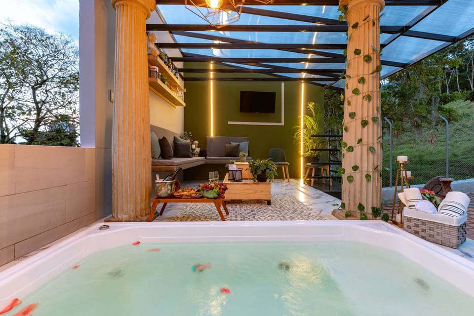 Welcome to Villa Olympus: imagine watching the sunset from here over the city!