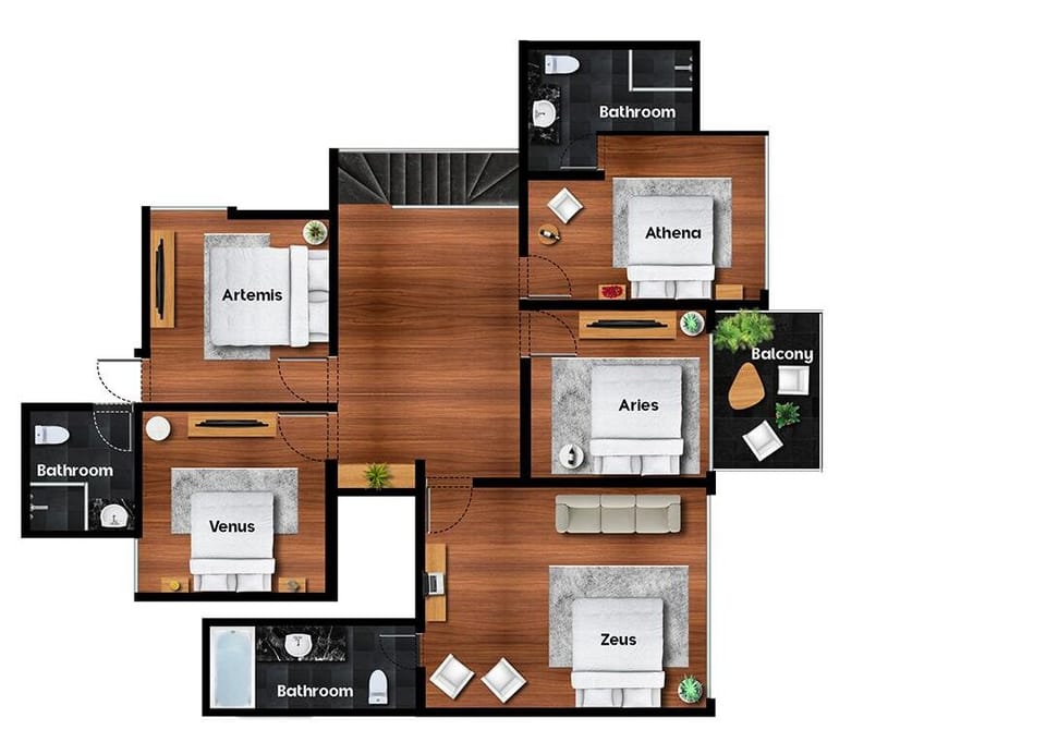 SECOND FLOOR MAIN HOUSE 