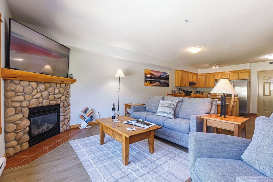 Open plan living area
