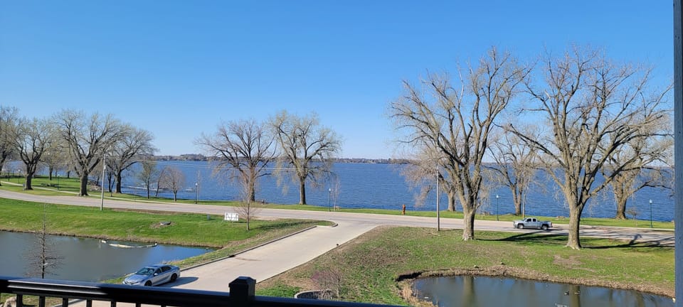 View of Lake from our Balcony 