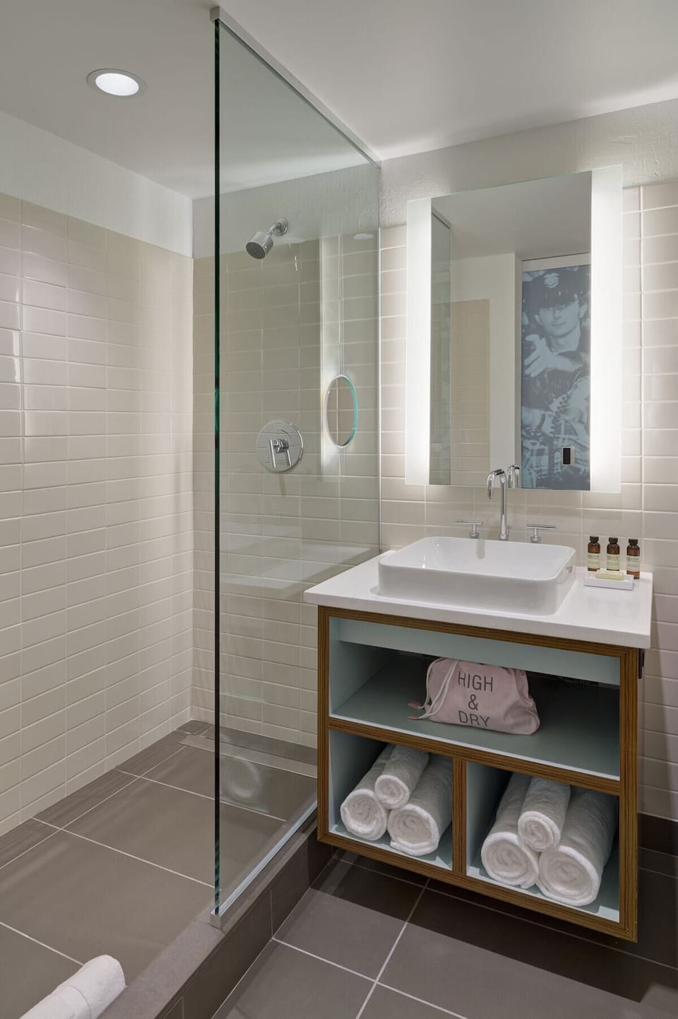 Refresh with a spa-like shower and fluffy towels ready.