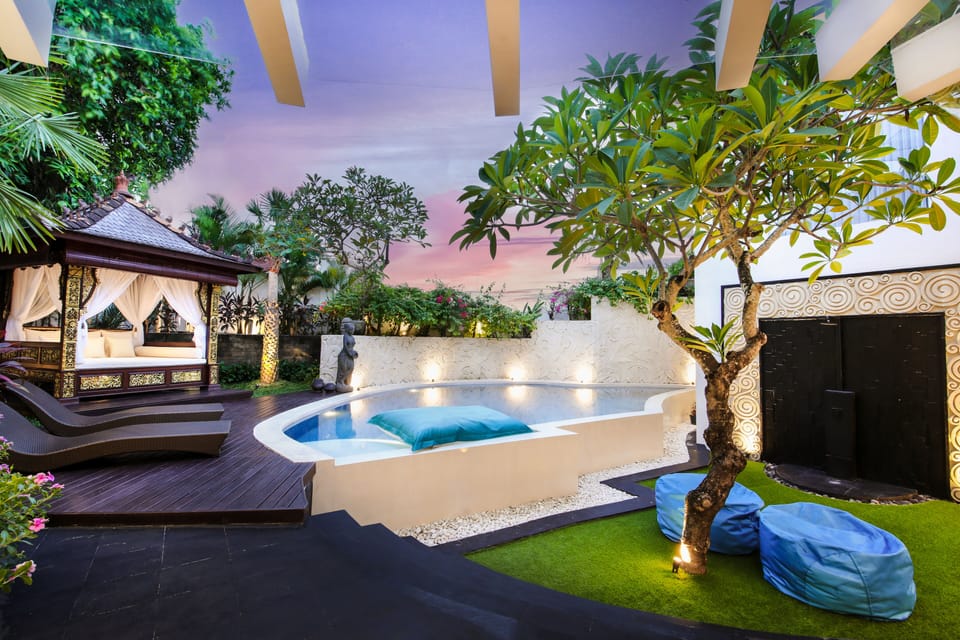 Ambient Lighting Encircling the Villa Premises