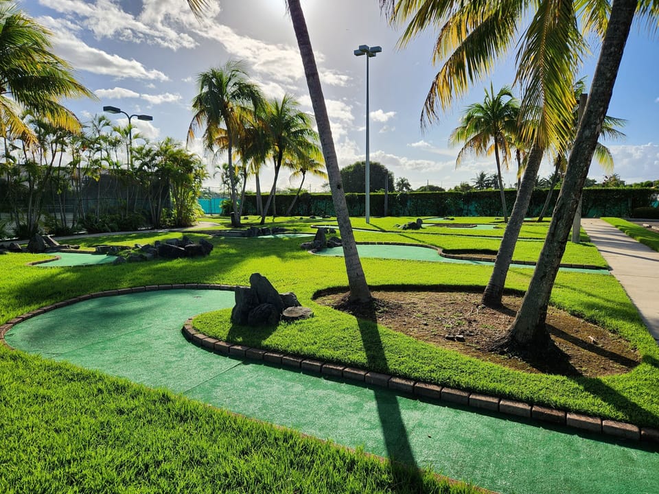 mini golf court