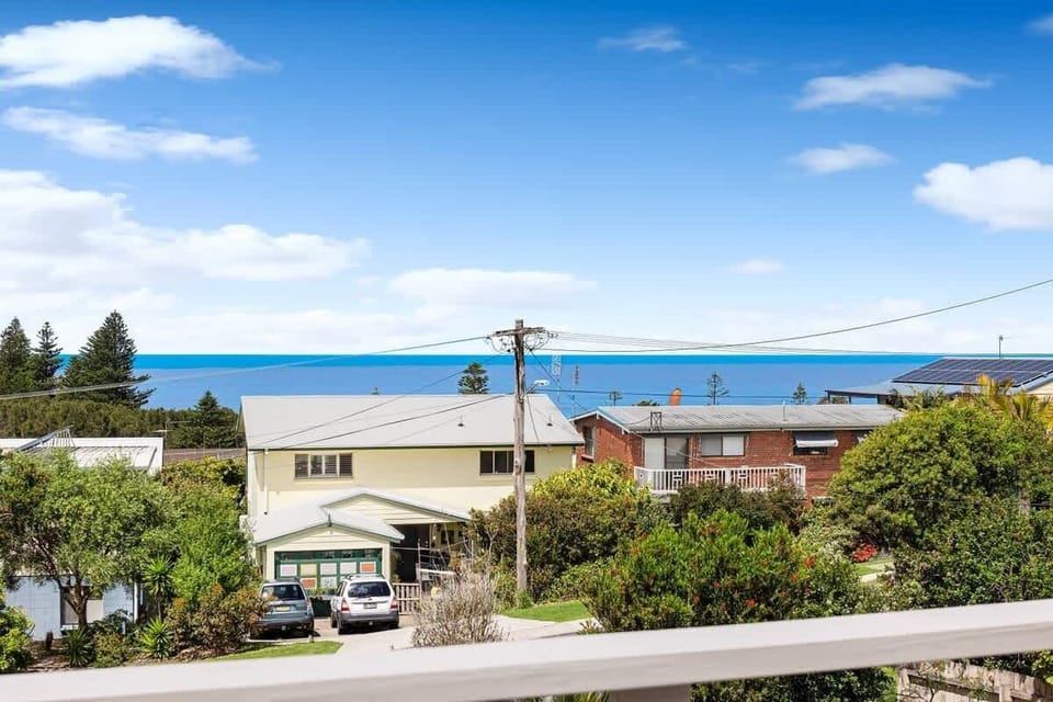 Deck with ocean views