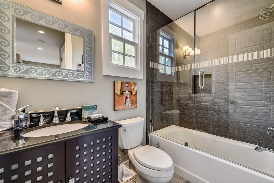 Full bathroom- shared bathroom for second and third bedrooms