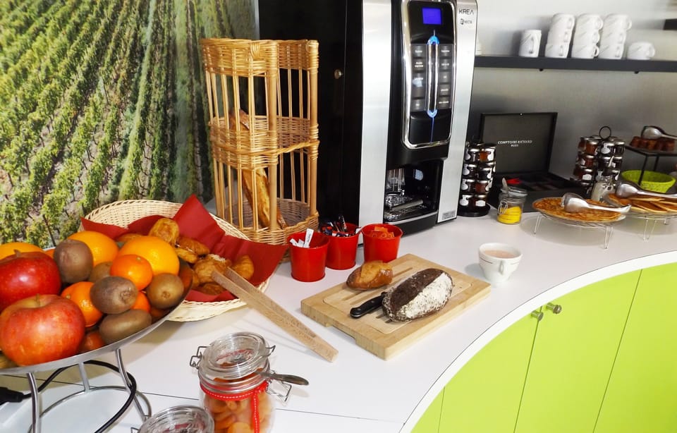 In the morning, enjoy breakfast on-site for an additional charge.