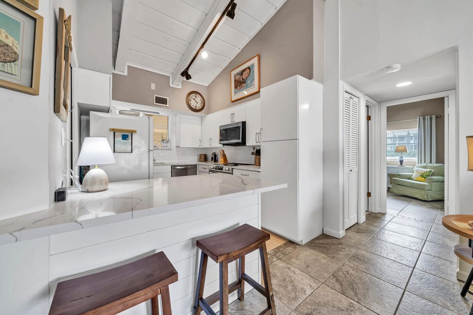 Bar Seating For Two In Kitchen