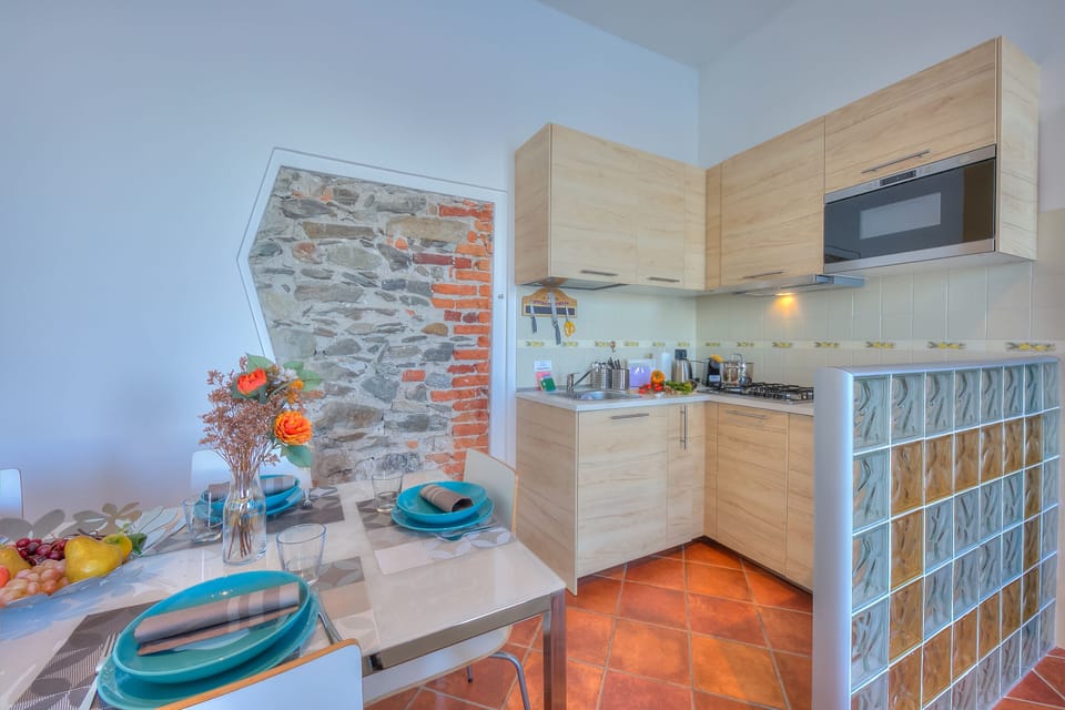 Kitchen and dining area
