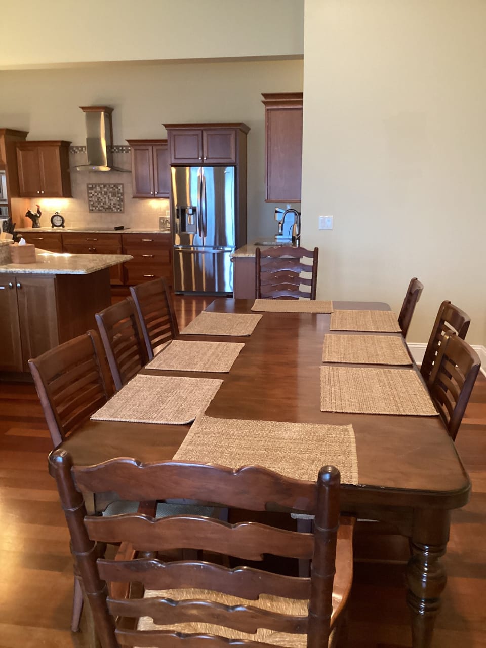 Plenty of dining room seating