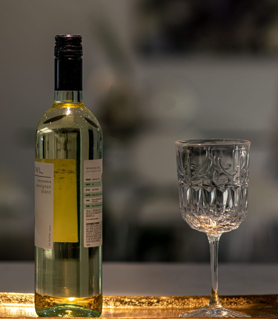 OUR WELCOME WINE FOR OUR GUEST