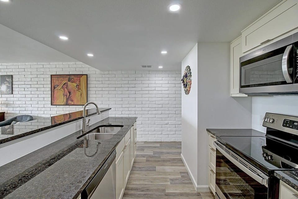 Fully stocked kitchen