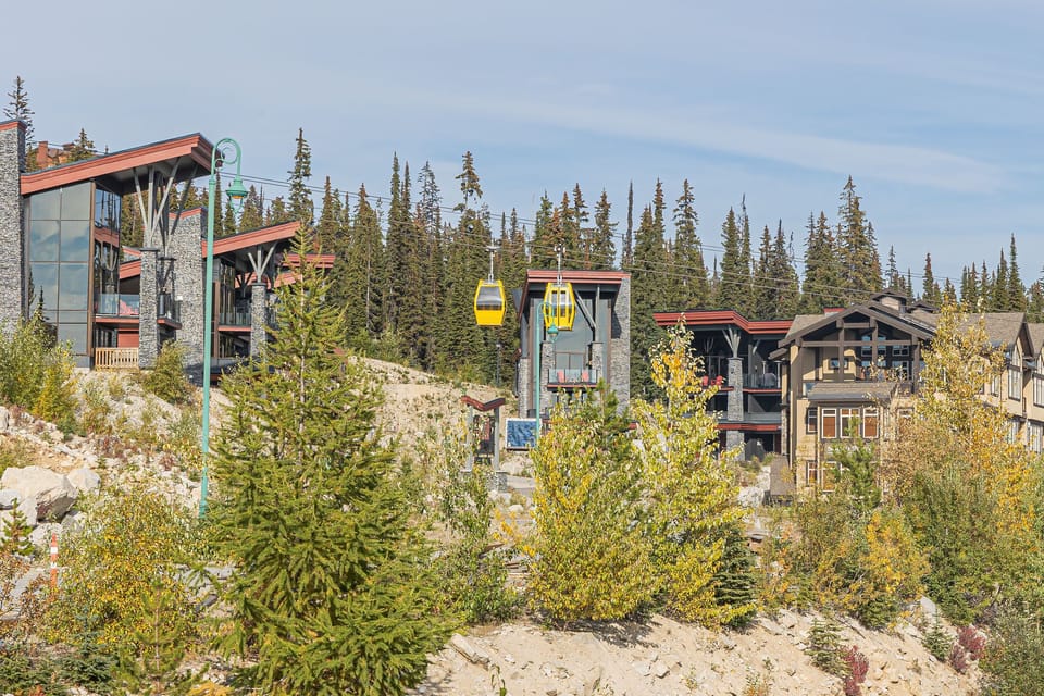 View of Gondola from the primary bedroom, bunk room and deck