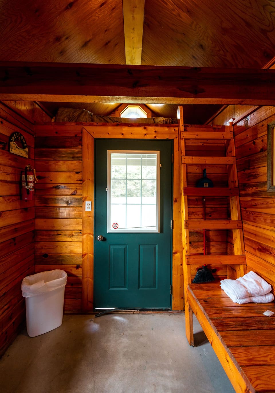 Mini Log steps to lofts