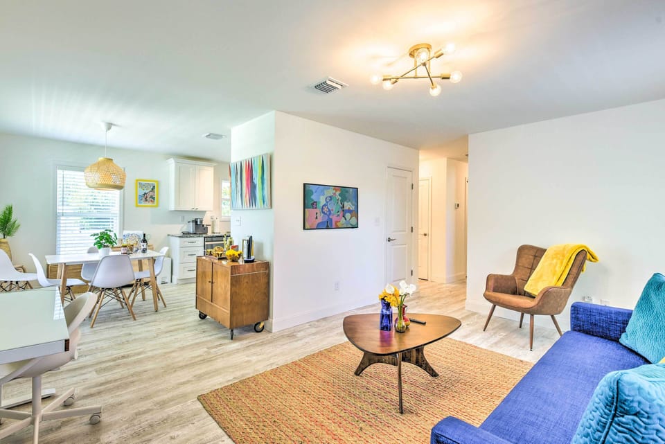 Sarasota Vacation Rental | 3BR | 2BA | 1,080 Sq Ft | Stairs Required for Access