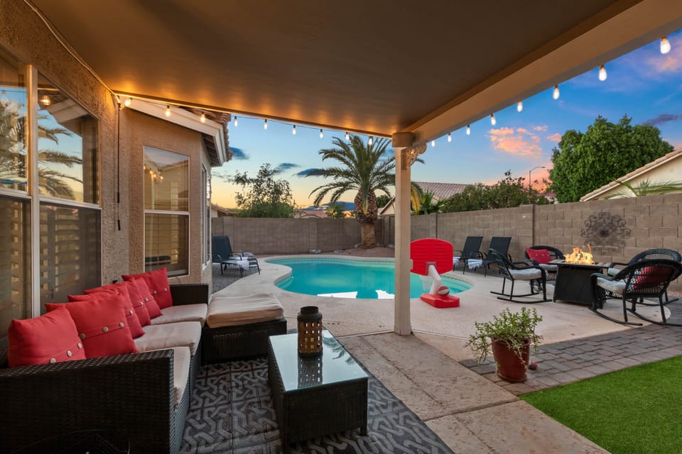 Patio sitting area