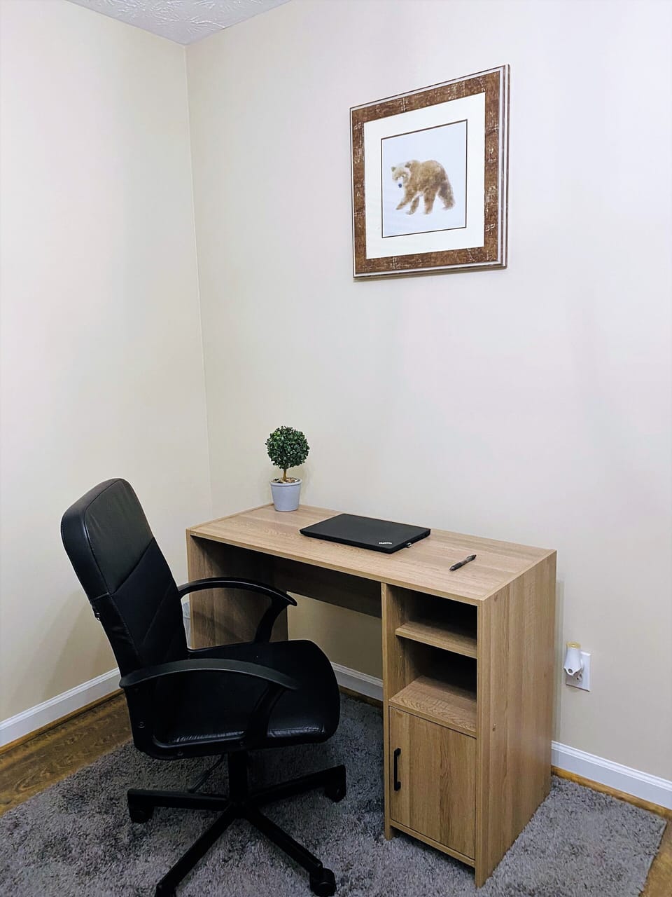 Office desk, Laptop is not included, :D