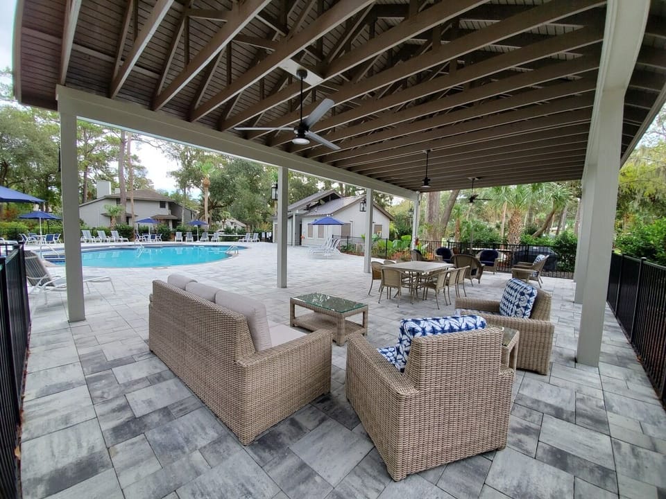 Pool #1 pavilion 