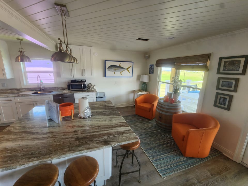 Eat in kitchen with a sweet sitting area.