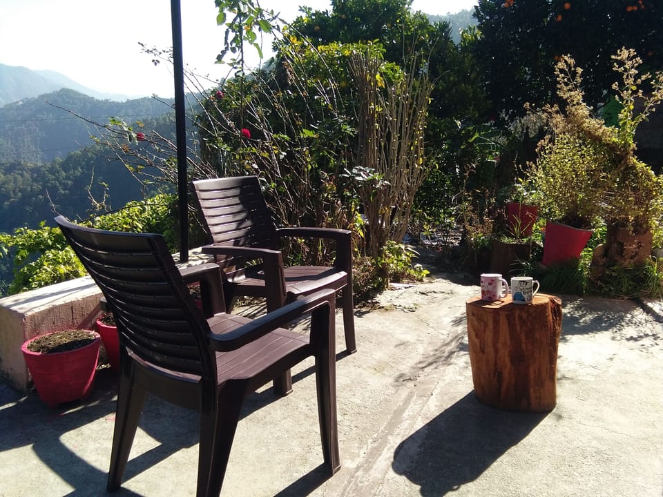 Bright Sun shine in winters and a cup of tea.