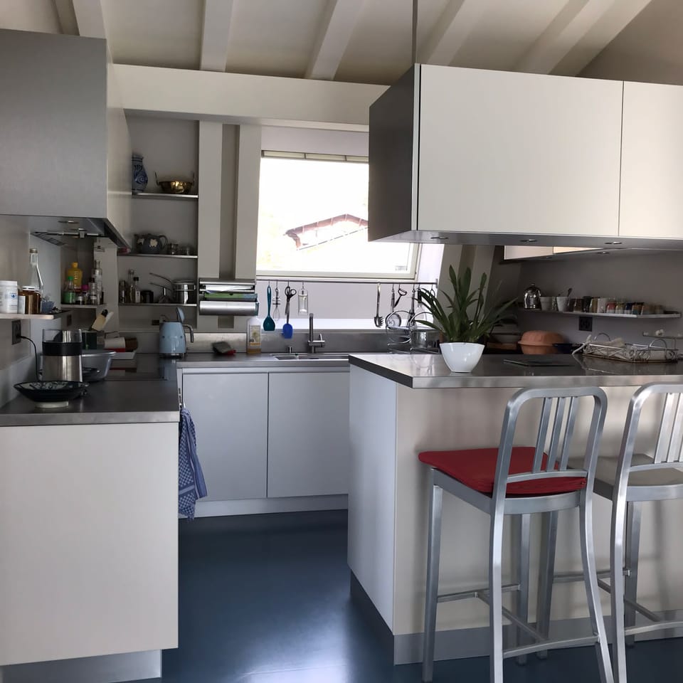 Cuisine ouverte sur le salon